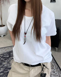 Ruble Cutoff U-Neck T-Shirt