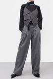 Ronean String Pocket Unbalanced Vest