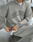 Cincinnati Semi-Zip-Up String Sweatshirt