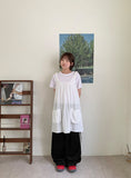 Viewde Summer Track Banding Wide Pants