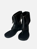 Open frame zip boots