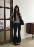 Thes Square Neck Daily Soft Short Sleeve T-Shirt