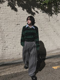 Light maxi wide slacks
