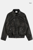 Clair vegan leather over jumper