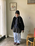 Econde Hidden Banding Light Blue Denim Pants