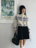 SNOWFLAKE CROP SWEATER