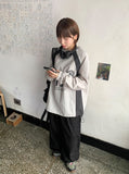 [unisex] Wylen Nylon Printing Over Sweatshirt