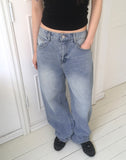 Rudian Back Banding Wide Denim Pants