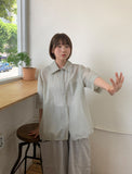 [Unisex] Ruggen Seersucker Nylon String Short Sleeve Shirt