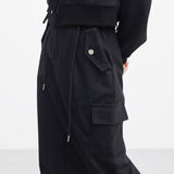hitch string long skirt