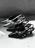 1159 Eyelet Stiletto Heel (5cm)