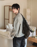 Fade Vintage Denim Biker Jacket