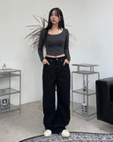 Blin Incision Wide Cotton Pants