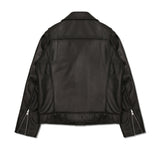 Lambskin Snap Rider Jacket