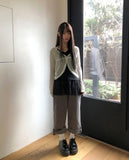Teden Lace Linen Button Cardigan