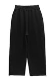 Hip sack brushed wide jogger pants