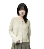 ROUND WOOL CARDIGAN