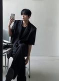 Two button half blazer jacket