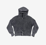 Metal Damage Hood Zip-up