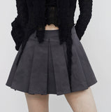 Nero pocket pleats skirt