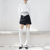 Le L String Shirring Skirt