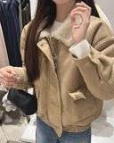 Full Wool Lining Fur Collar Mustang Blouson Jumper