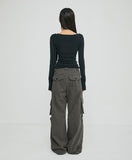 Wide Cargo Pants