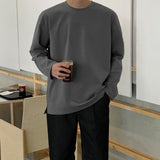 Buntto loose fit slit long sleeve T-shirt