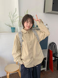 Covendi Shoulder Pintuck Cotton Over Shirt