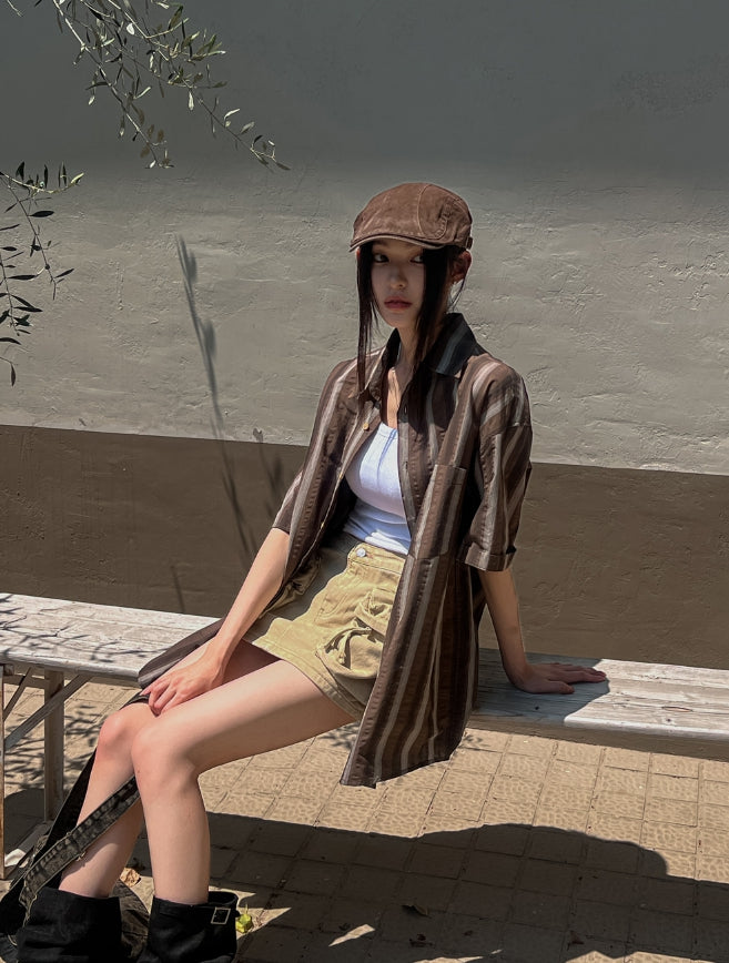 【U LAN】utility three-dimensional pocket mini skirt 0001_fed3a60f-ff7c-4279-ad8e-