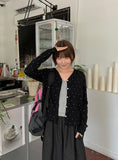 Kohiren Dot Knit Cardigan