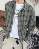 Kaan Cutting Check Shirt