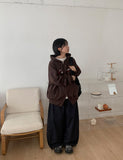 Cohidden Embroidery Printing Two-Way Over Hood Zip-Up