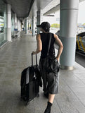 Pigment Silver Charcoal Bermuda Training Pants