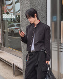 [PLAN MADE] Kuroji Metal Gakuran Crop Jacket