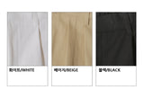 Int two tuck banding wide pants