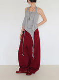 (2-way) WRAP HALTER SLEEVELESS