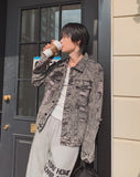 Metro Washing Damage Denim Jacket