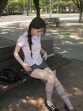 Micon Ribbon Strap Mini Skirt Pants