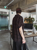 Prolly Check Roll-up Short Sleeve Shirt