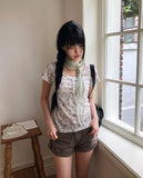 Within Button Short Sleeve T-shirt
