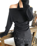 [Fake Layered] Ilun Dot Layered Long Sleeve T-Shirt