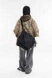 Pana over hooded check padded shirt