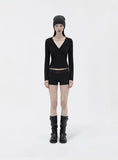[mnem] Fold Hood Tee