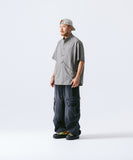 Oblique Cargo Parachute Denim Pants