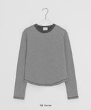 Muyan Dot Stripe Long Sleeve Tee