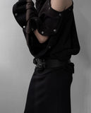 Tote Snap One-Shoulder Sweatshirt