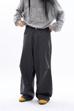 Senj over parachute snap denim pants