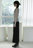 Centcut slit long skirt