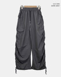 Meloteen Side Shirred Nylon Pants